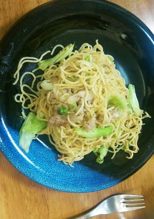 我が家の醤油焼きそば-レシピのメイン写真