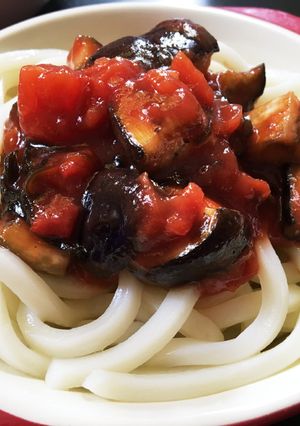 さっぱり冷製トマトソースうどん☆-レシピのメイン写真
