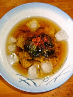 冷やし高菜茶漬け-レシピのメイン写真