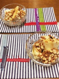 豆乳くずもち☆ほうじ茶シロップがけ-レシピのメイン写真