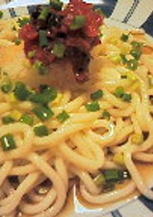 冷やし梅おろしうどん-レシピのメイン写真