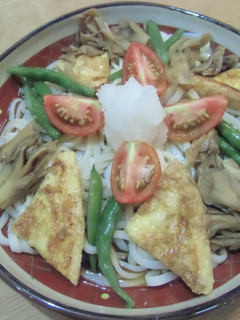 マイタケ冷やしうどん-レシピのメイン写真