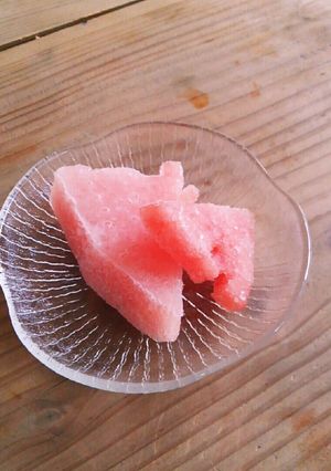 すいかを凍らしたの-レシピのメイン写真