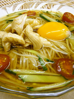 鶏とたまごのそうめん-レシピのメイン写真