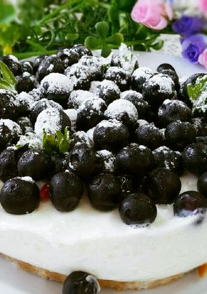 ブルーベリーの♥爽やかヨーグルトケーキ-レシピのメイン写真