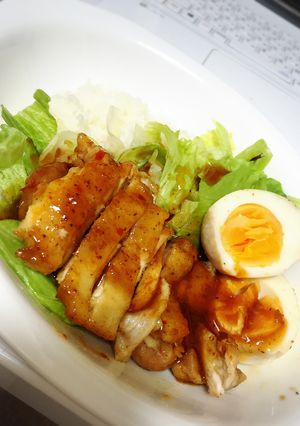 鶏もも肉のピリ辛照り焼き-レシピのメイン写真
