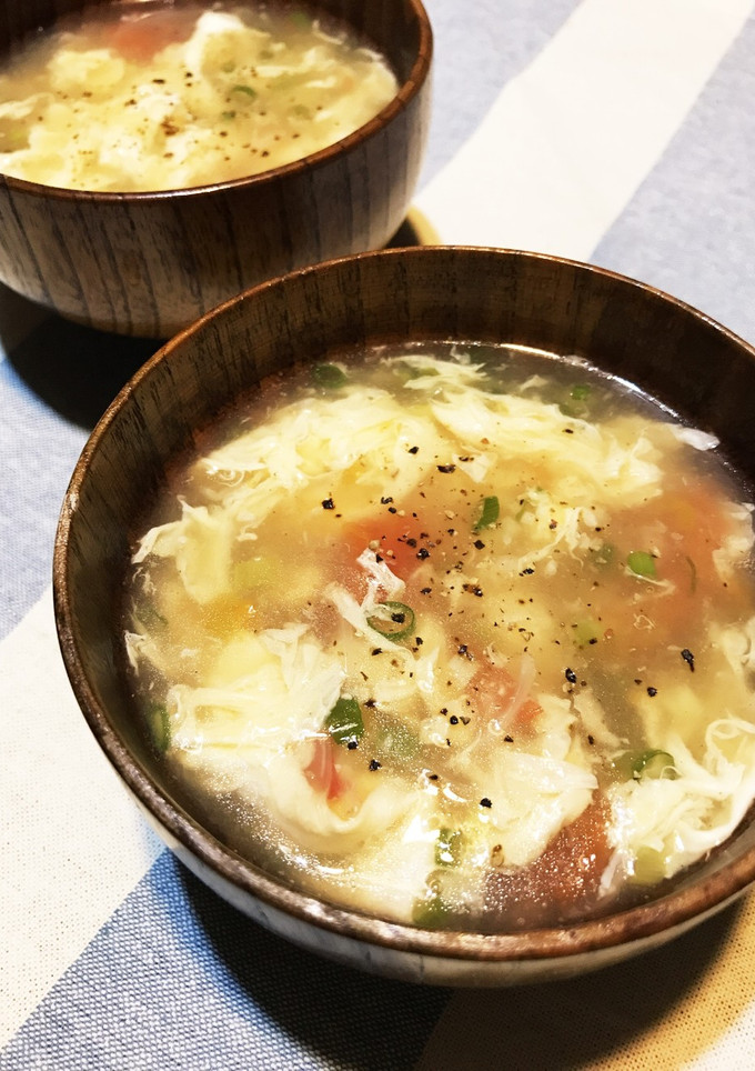 玉子とトマトの中華スープ-レシピのメイン写真