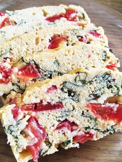 【ノンオイル】トマトとバジルのケークサレ-レシピのメイン写真