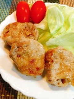 蓮根の豚肉巻き-レシピのメイン写真