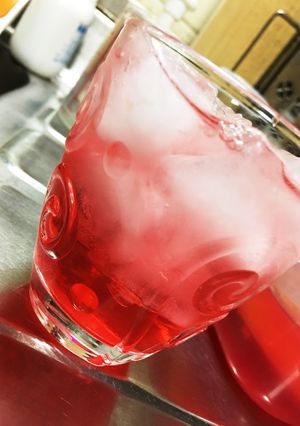 すももシロップでドリンク-レシピのメイン写真