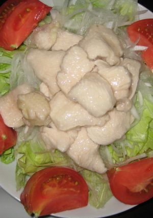 サラダ　ｗｉｔｈ鶏肉-レシピのメイン写真
