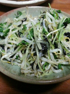 もやしと水菜のしゃきしゃきナムル-レシピのメイン写真