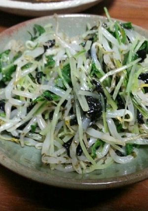 もやしと水菜のしゃきしゃきナムル-レシピのメイン写真