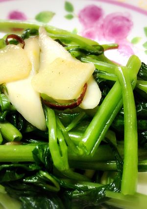 空芯菜のにんにく炒め♩-レシピのメイン写真