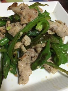 豚肉とインゲンとピーマンの炒め-レシピのメイン写真