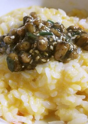 絶品★海苔納豆のせ卵がけごはん★-レシピのメイン写真