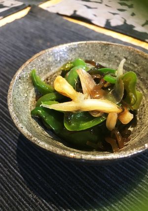 ピーマンみょうが塩昆布和えダイエットにも-レシピのメイン写真