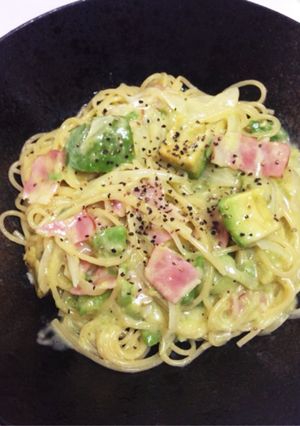 カロリーオフ！ アボカドクリームパスタ-レシピのメイン写真