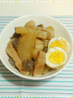 角煮風豚肉と大根の煮物-レシピのメイン写真