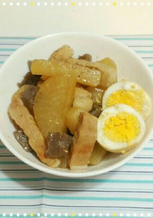 角煮風豚肉と大根の煮物-レシピのメイン写真
