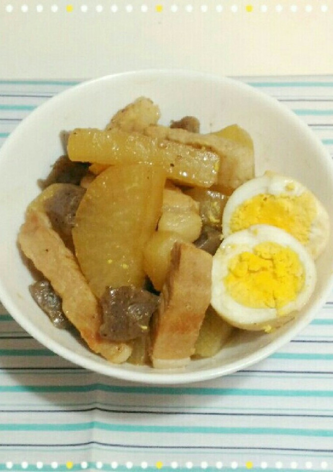 角煮風豚肉と大根の煮物-レシピのメイン写真