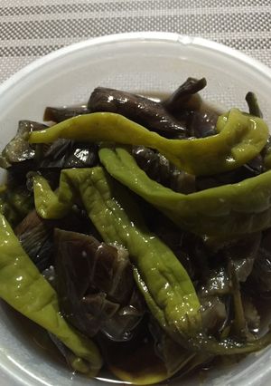 ナスと万願寺とうがらしの煮浸し-レシピのメイン写真