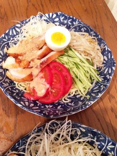 燻製バンバンジーの冷やし中華-レシピのメイン写真
