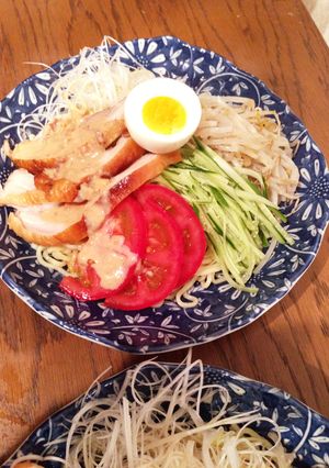 燻製バンバンジーの冷やし中華-レシピのメイン写真