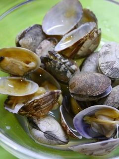 レンジで簡単!あさりの酒蒸し-レシピのメイン写真