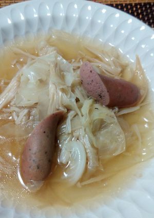 野菜とウインナーのコンソメスープ-レシピのメイン写真