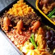 小学生男子のお弁当〜3色そぼろ丼