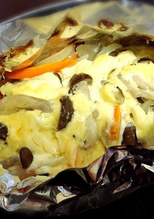 タラのホイル焼き 辛子マヨで♬-レシピのメイン写真
