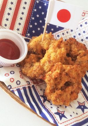 子供の虜☆簡単！和風チキンナゲットリング-レシピのメイン写真