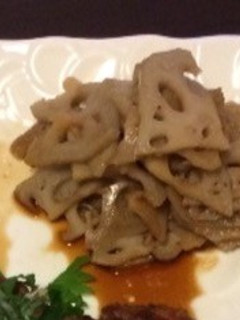 れんこんのめんつゆきんぴら-レシピのメイン写真