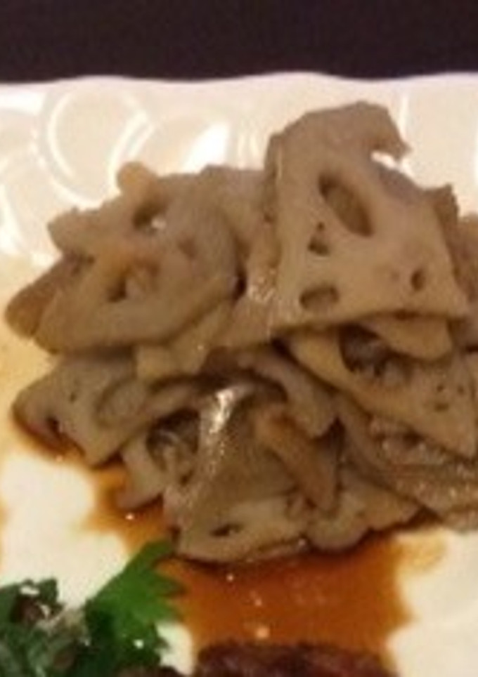 れんこんのめんつゆきんぴら-レシピのメイン写真