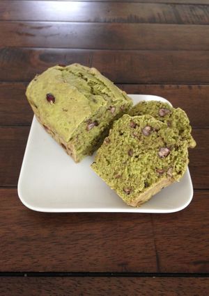 ビーガン抹茶あずきパウンドケーキ-レシピのメイン写真