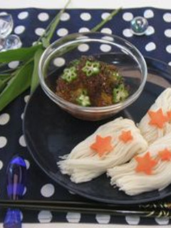 七夕風そうめん-レシピのメイン写真
