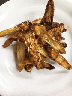 サクサク甘辛ごぼう-レシピのメイン写真