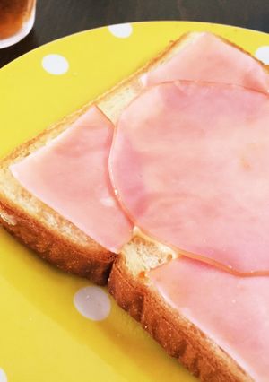 忙しい朝のハムマヨトースト-レシピのメイン写真