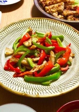 低糖質 パプリカの炒め物 ♪-レシピのメイン写真