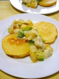 からだにやさしい!オープンパンケーキ-レシピのメイン写真