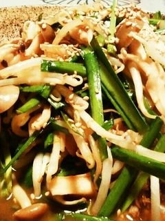 にら◦もやし◦しめじ◦豚肉シンプル炒め-レシピのメイン写真