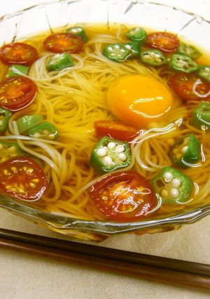 シンプルスープそーめん-レシピのメイン写真