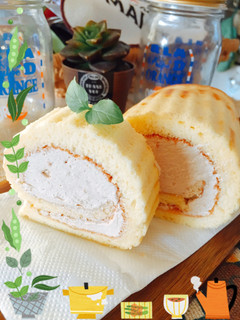 コーヒークリームdeロールケーキ-レシピのメイン写真