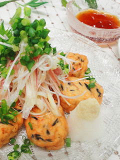 簡単！白身魚揚げのたっぷり薬味のせ-レシピのメイン写真