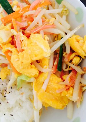 使い切りに、紅生姜の彩野菜炒め-レシピのメイン写真