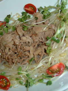 中華風もやしと豚肉のサラダ-レシピのメイン写真