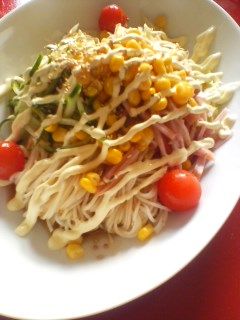 冷やし中華風サラダそうめん-レシピのメイン写真