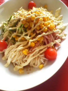 冷やし中華風サラダそうめん-レシピのメイン写真