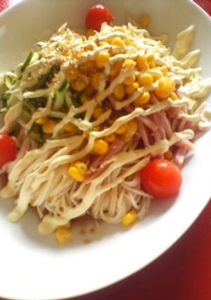 冷やし中華風サラダそうめん-レシピのメイン写真